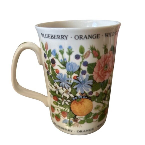 Expressions Fine China Herbal Teas Mug By Erika Parry Multicolored Floral Design - Picture 3 of 6